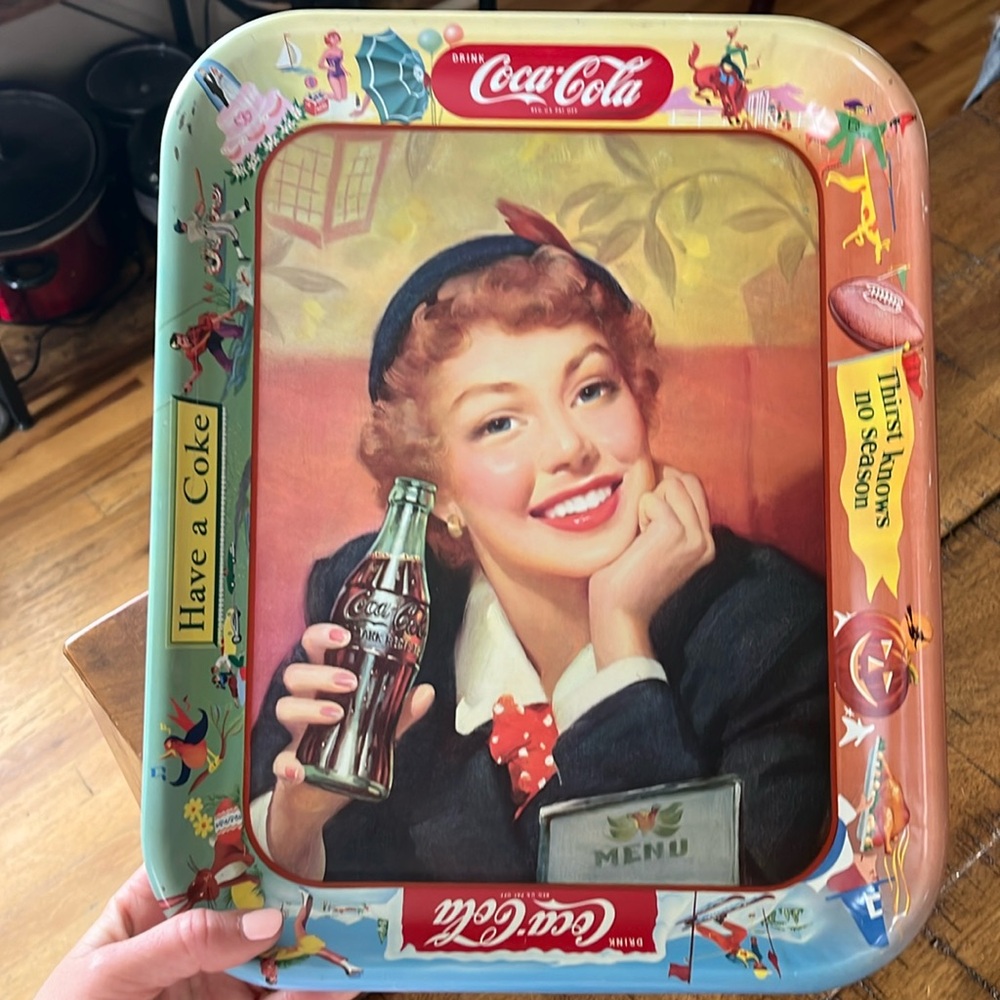 Authentic Vintage Coca Cola tray